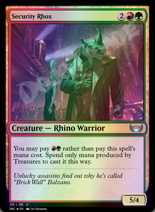 Security Rhox FOIL