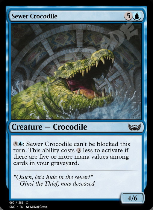 Sewer Crocodile