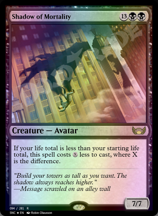 Shadow of Mortality FOIL