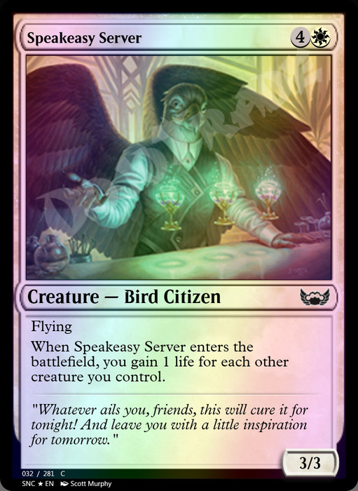 Speakeasy Server FOIL