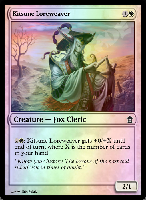 Kitsune Loreweaver FOIL