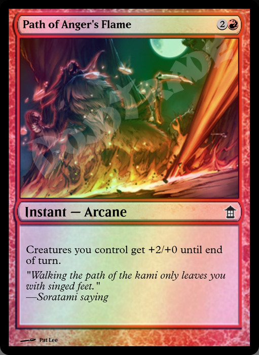 Path of Anger's Flame FOIL