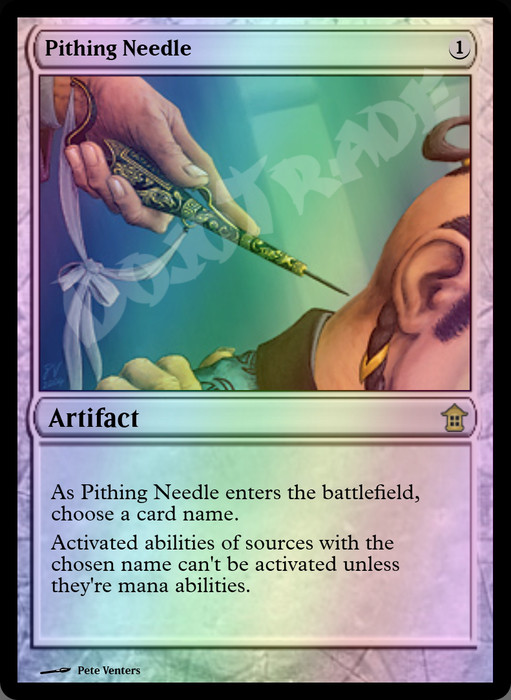 Pithing Needle FOIL