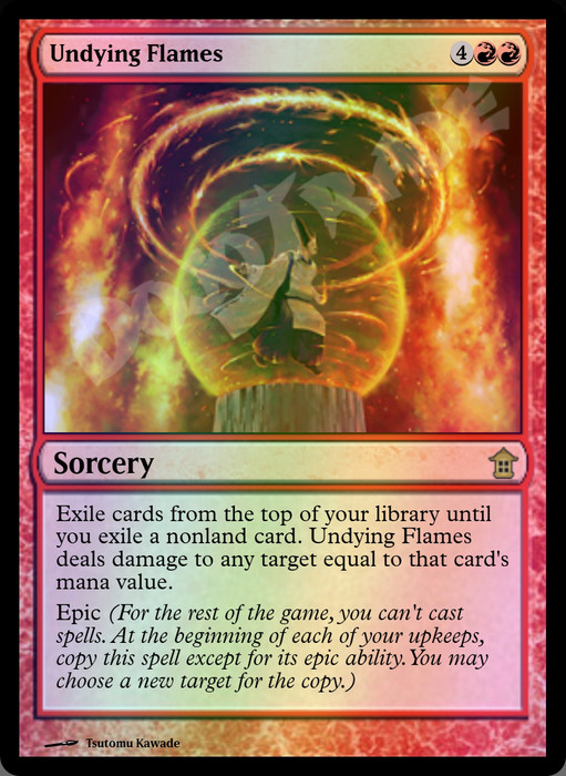 Undying Flames FOIL