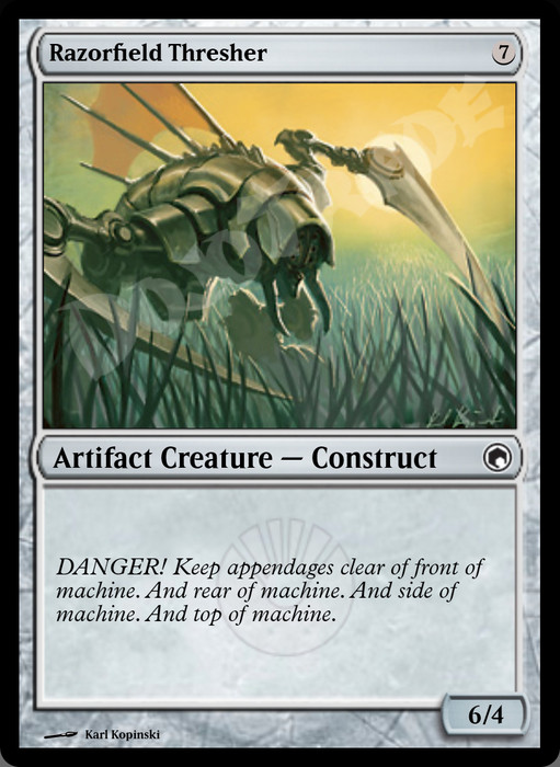 Razorfield Thresher