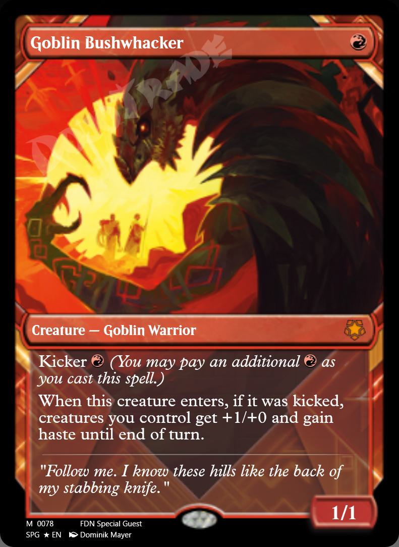 Goblin Bushwhacker FOIL