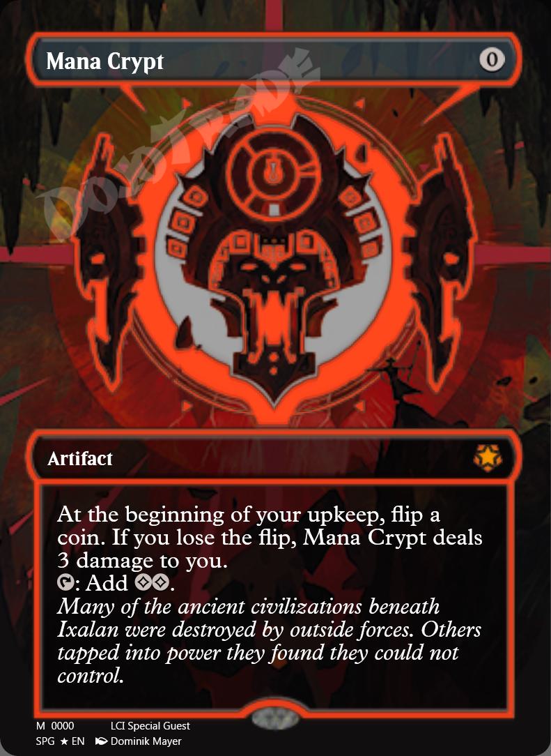 Mana Crypt (Orange) FOIL