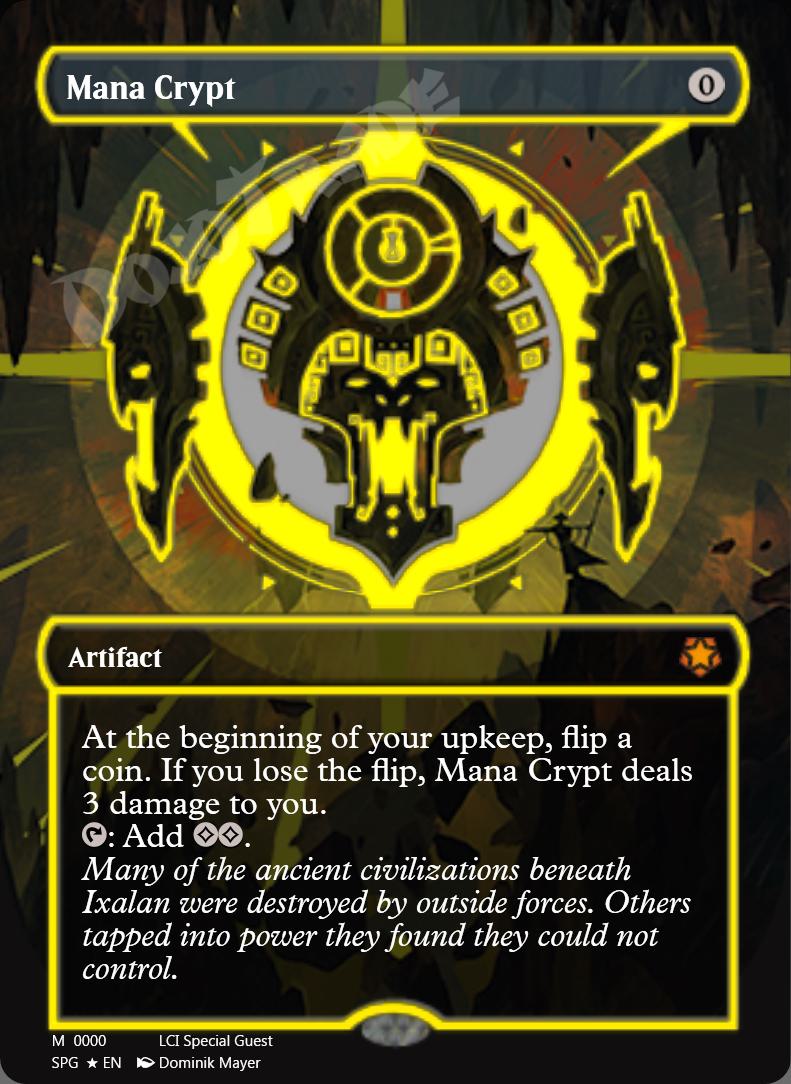 Mana Crypt (Yellow) FOIL