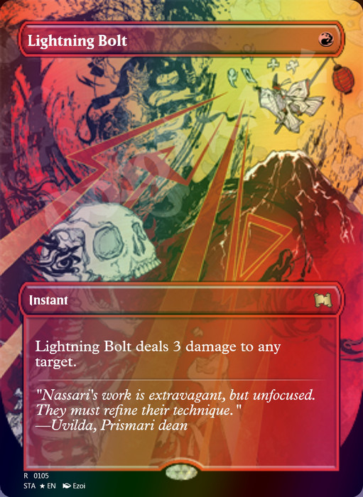 Lightning Bolt (#105) FOIL