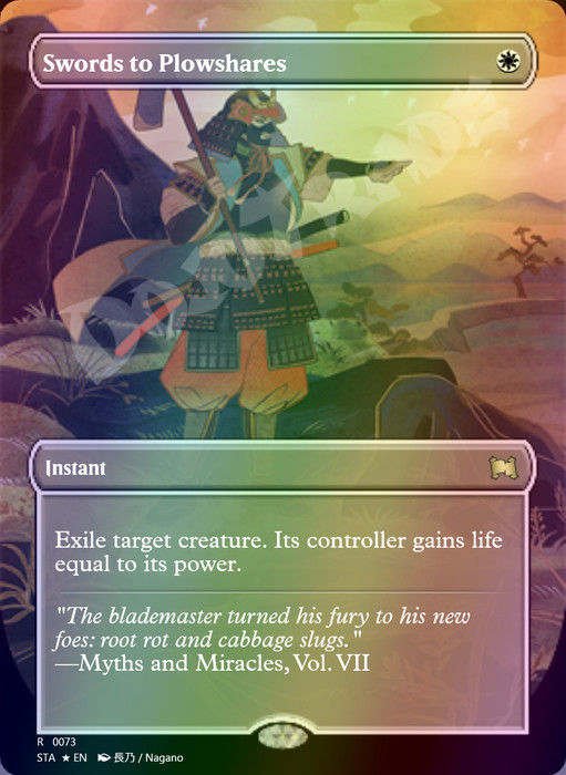 Swords to Plowshares (#73) FOIL