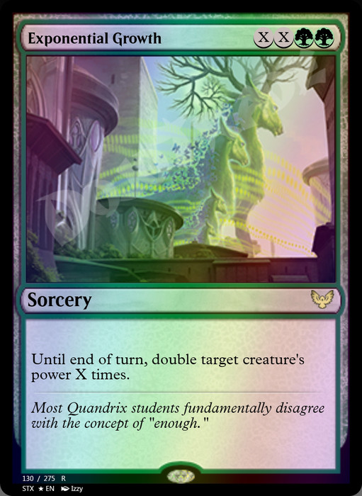 Exponential Growth FOIL