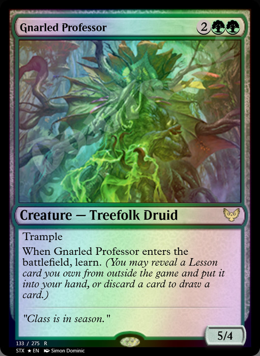 Gnarled Professor FOIL