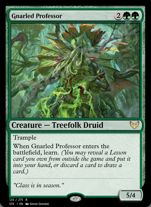 Gnarled Professor