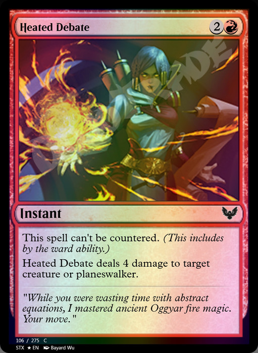 Heated Debate FOIL