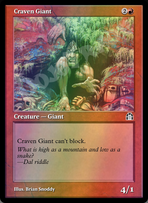 Craven Giant FOIL