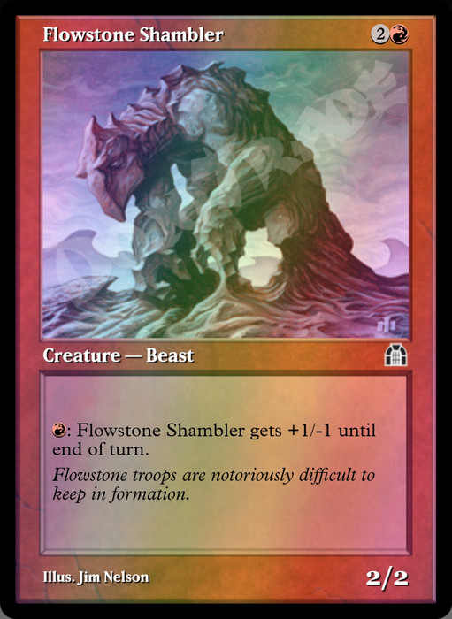 Flowstone Shambler FOIL