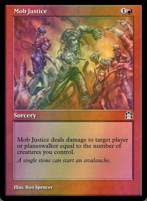 Mob Justice FOIL