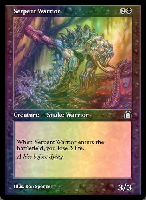 Serpent Warrior FOIL