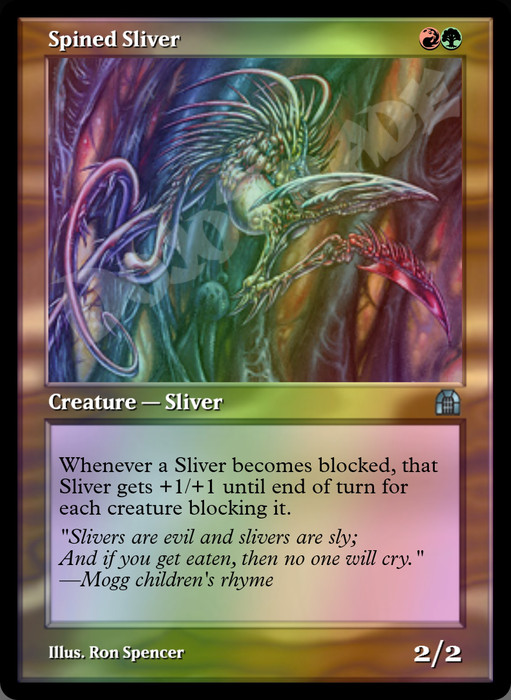 Spined Sliver FOIL