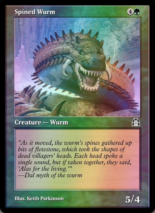 Spined Wurm FOIL