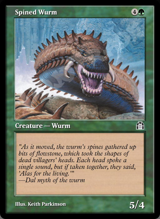 Spined Wurm