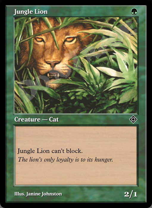 Jungle Lion