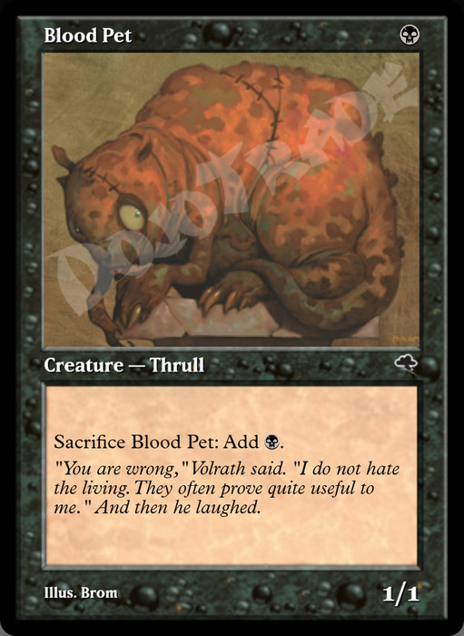 Blood Pet