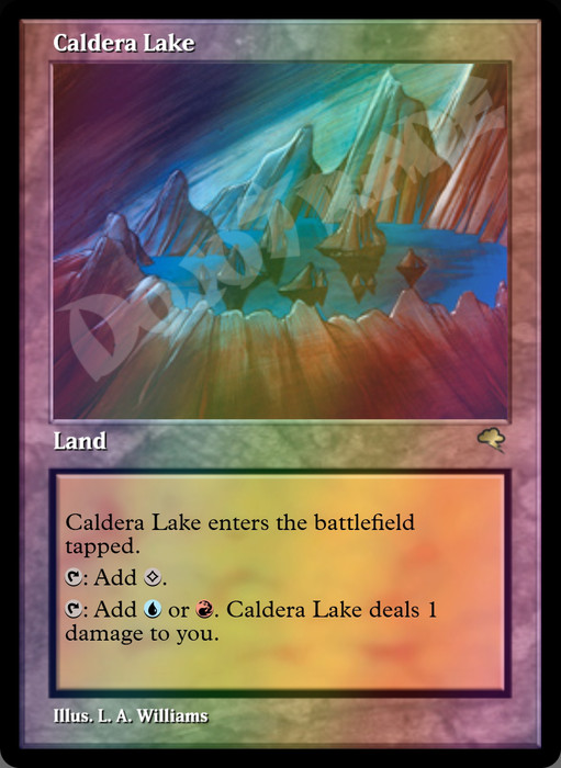 Caldera Lake FOIL