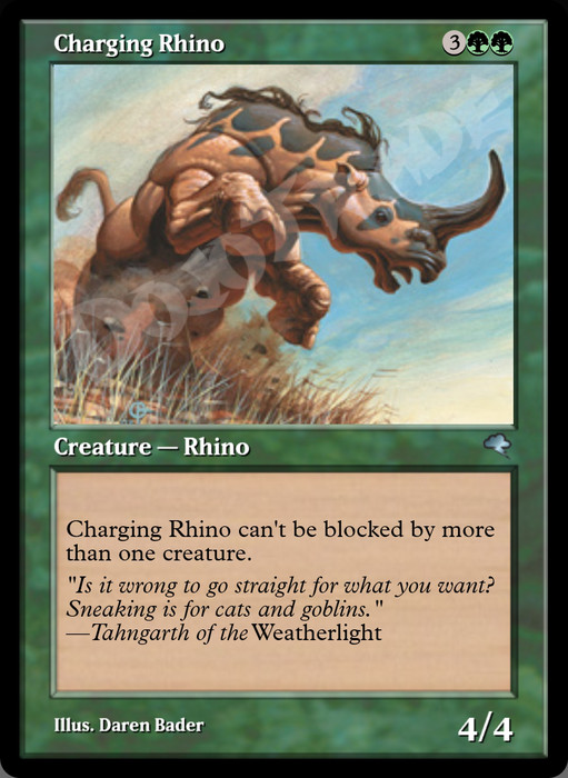 Charging Rhino