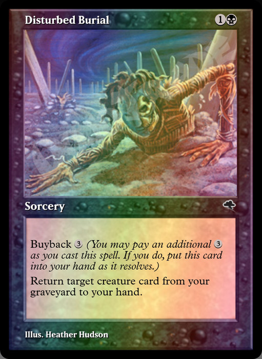 Disturbed Burial FOIL