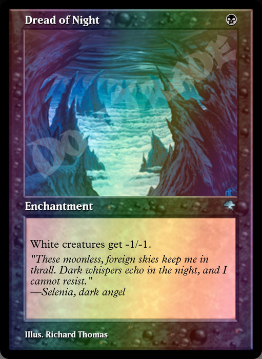 Dread of Night FOIL