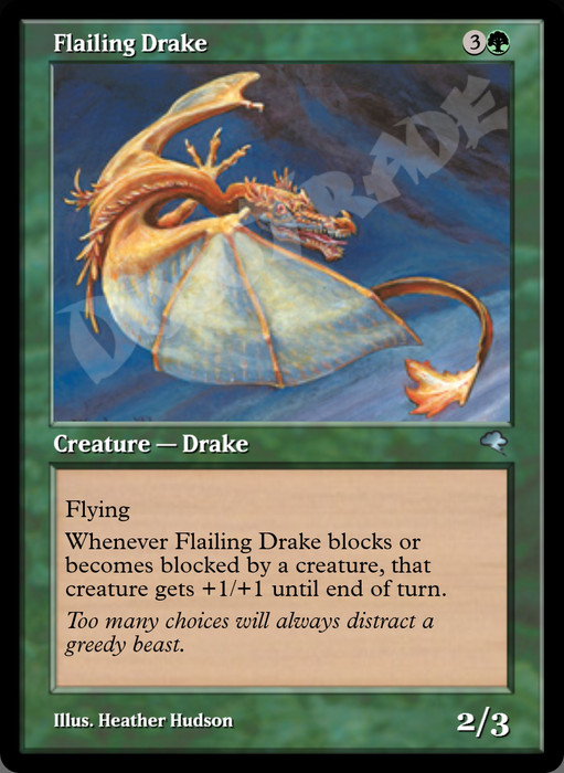 Flailing Drake