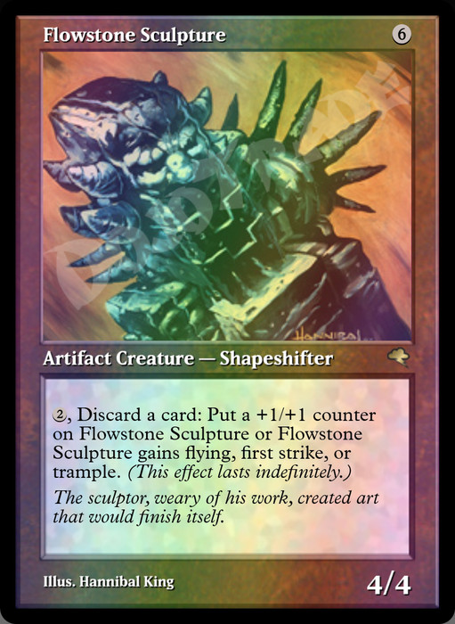 Flowstone Sculpture FOIL