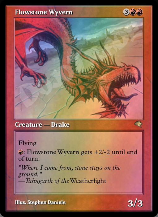 Flowstone Wyvern FOIL