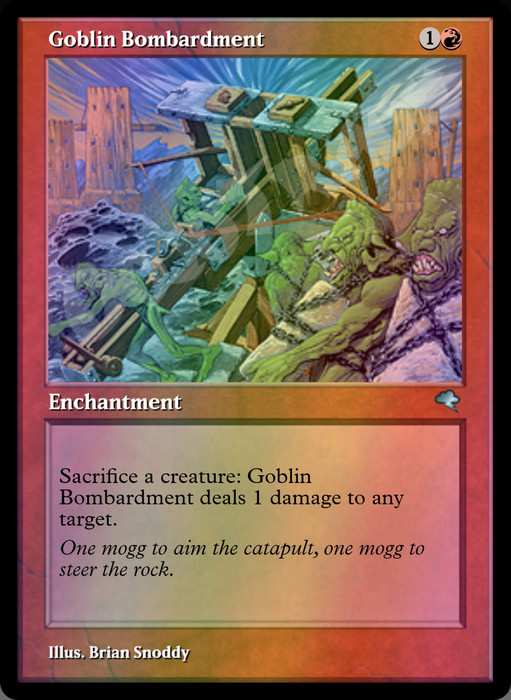 Goblin Bombardment FOIL