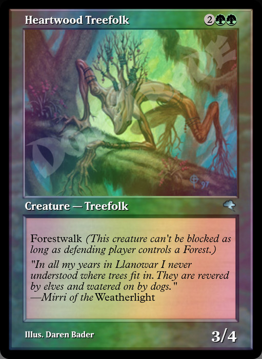 Heartwood Treefolk FOIL