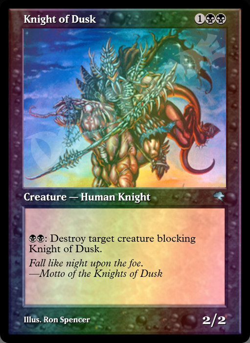 Knight of Dusk FOIL