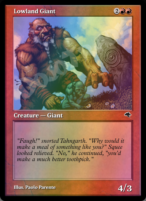 Lowland Giant FOIL