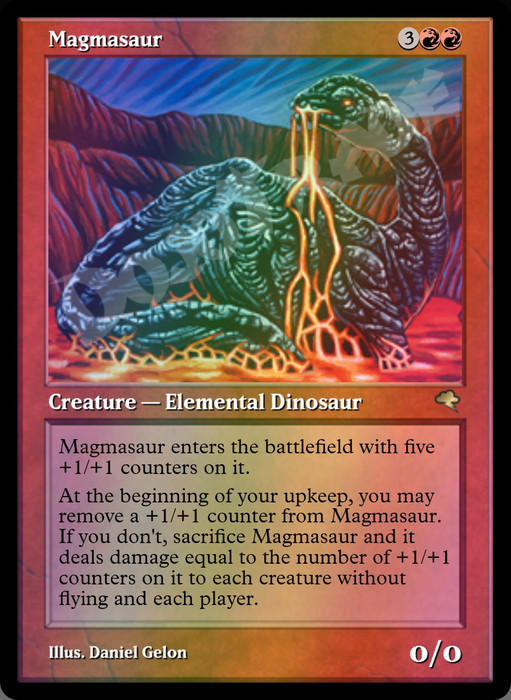 Magmasaur FOIL