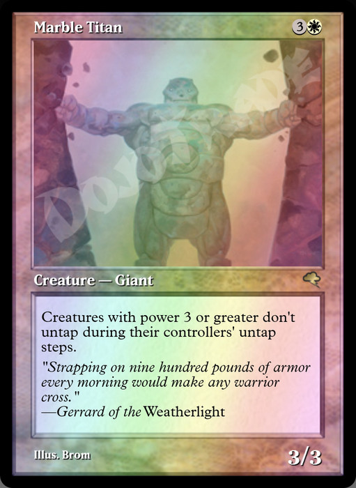 Marble Titan FOIL