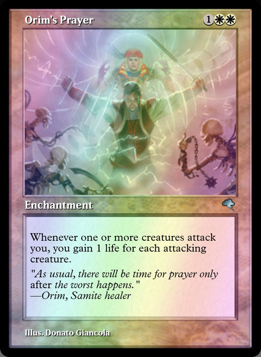 Orim's Prayer FOIL