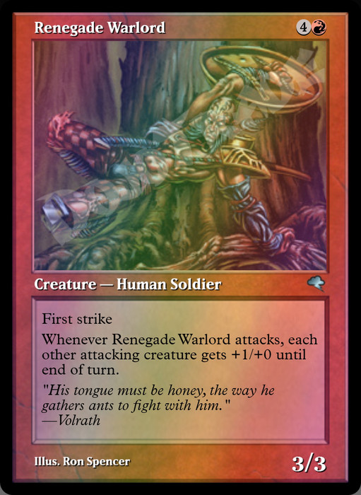 Renegade Warlord FOIL