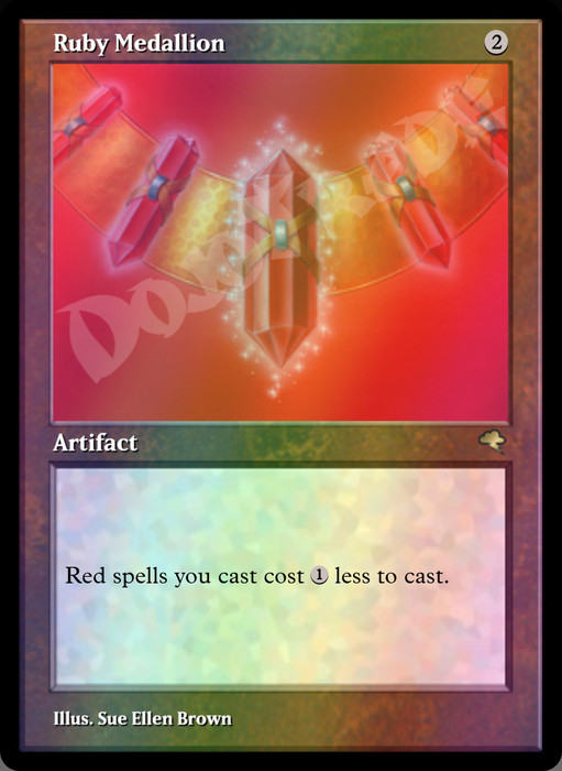 Ruby Medallion FOIL