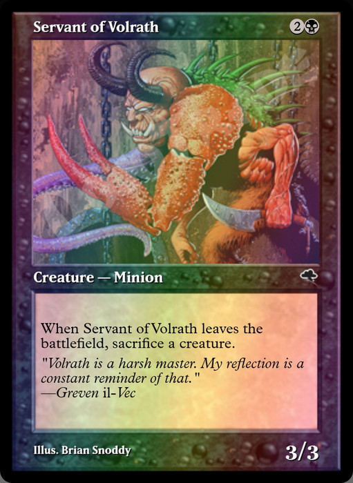 Servant Of Volrath FOIL