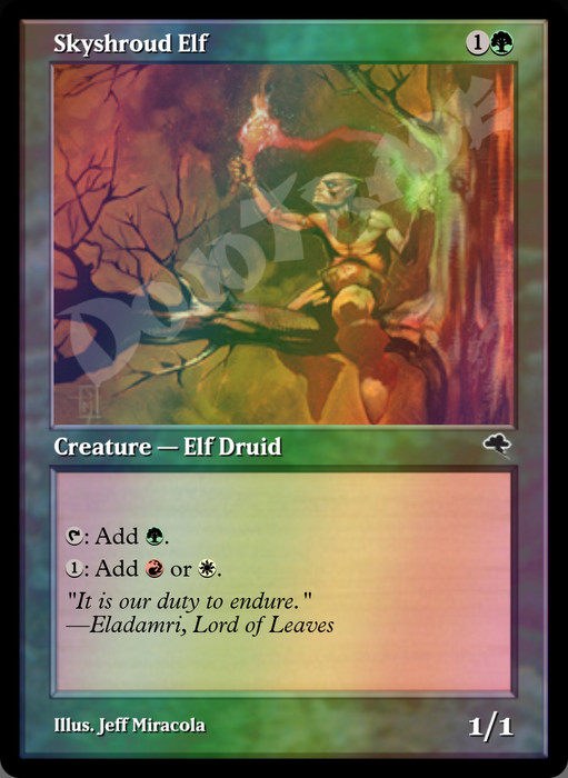 Skyshroud Elf FOIL