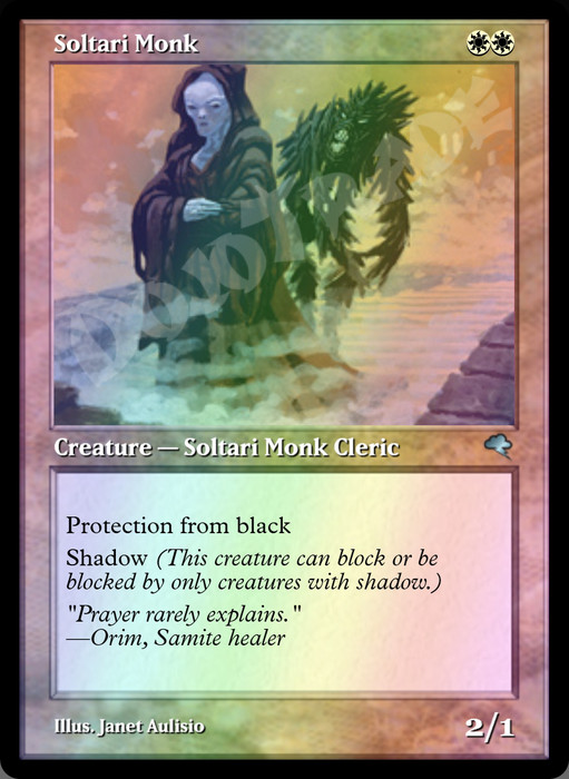 Soltari Monk FOIL