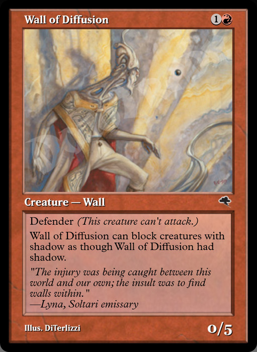 Wall of Diffusion