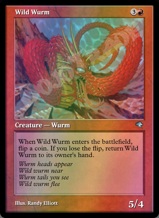 Wild Wurm FOIL