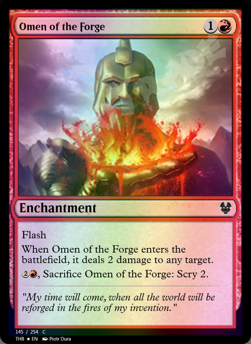 Omen of the Forge FOIL