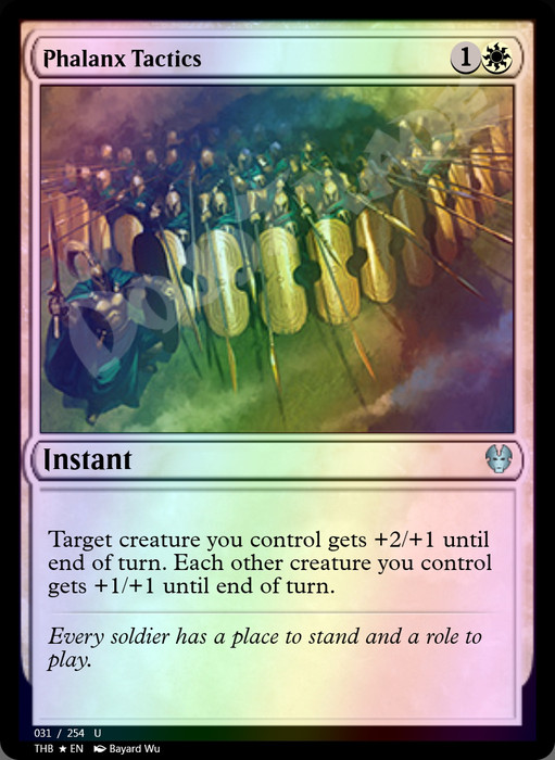 Phalanx Tactics FOIL